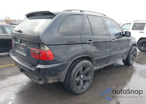 2005 BMW X5 4.4I z USA, uszkodzony, nr VIN 5UXFB535X5LV16508